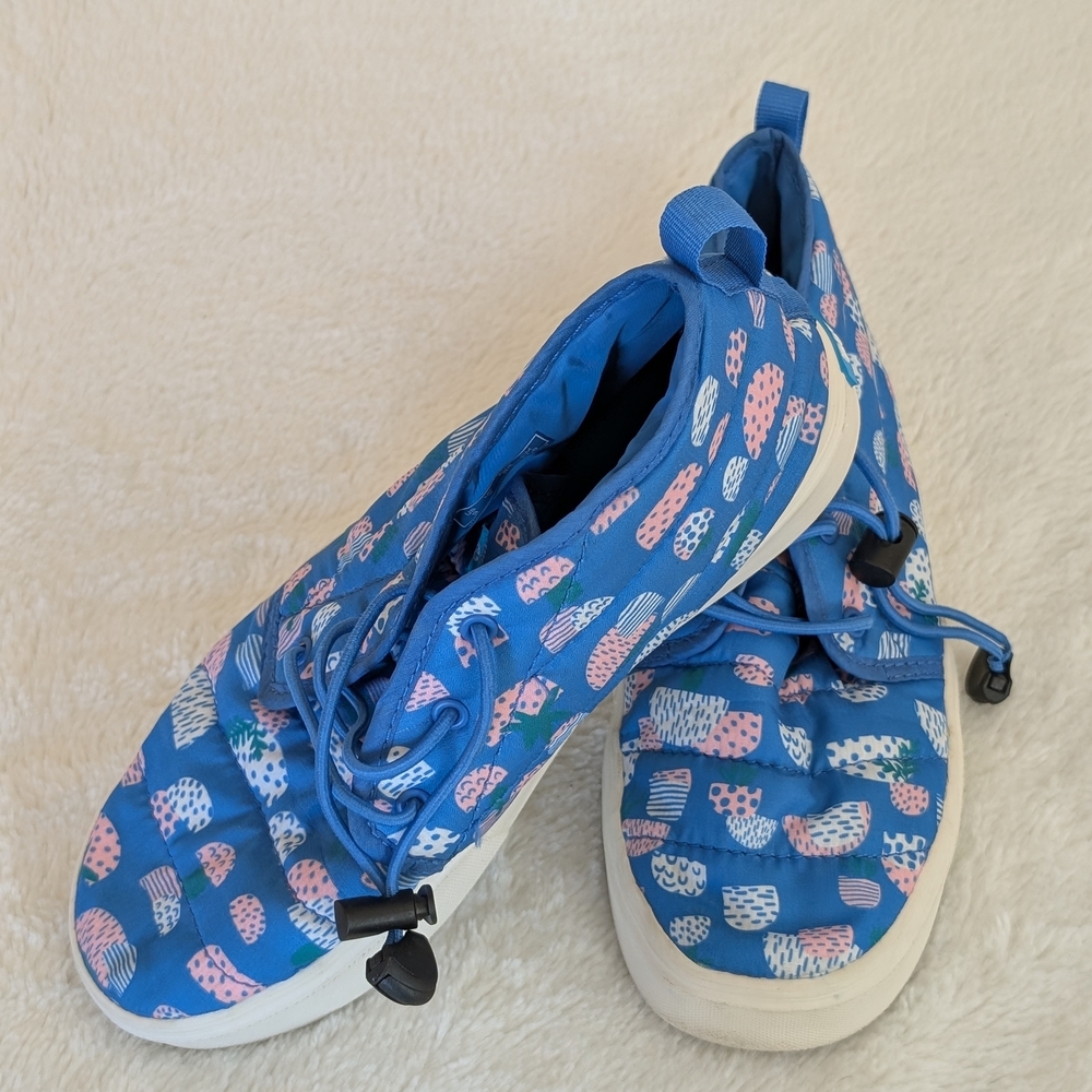 Like New: People Footwear Cypress Blue Cactus Picket White Kids 3